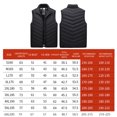 thumbnail image 3 of Chaqueta térmica eléctrica unisex Chaleco calefactor eléctrico plegable para deportes al aire libre, 3 of 9