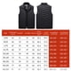 thumbnail image 2 of Chaleco calefactable Chaqueta eléctrica unisex Térmica resistente al viento para deportes al aire libre (2XL), 2 of 9