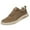 Brown, variant on XIMIN Men's Non-Slip Leather Shoes Lace-up Mesh Breathable Wear-Resistant Walking Shoes Fashion Casual Sneakers Lightweight Outdoor Tennis Shoes (9, Brown)