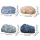 thumbnail image 3 of Almacenamiento de llaves de repuesto de rocas falsas, adorno decorativo de piedra para jardín, ocultador de llaves de rocas de aspecto real resistente al agua, rendimiento práctico para patio al, 3 of 9