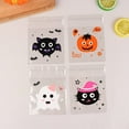 thumbnail image 4 of PENGXIANG 100PCS Halloween Candy Bag Gift Cookie Bags Biscuits Snack Plastic Packaging, 4 of 5