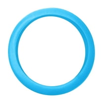 XMMSWDLA Blue Steering Wheel Cover - Universal 10.23-12.59 Inches Car Steering Wheel Covers Auto Internal Decoration Accessories Cool Microfiber Leather Wrap for Man and Woman