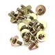 thumbnail image 1 of Soidarity 20 piezas Snare Drum Golden Tornillos Práctico cabeza redonda Pernos de metal Hardware Profesionales Tornillos de montaje Piezas de Accesorios para instrumentos musicales, 1 of 6