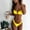 Yellow, variant on MSJUHEG High Waisted Bikini Sets for Women,Swim Suits for Women 2025,Bathing Suit for Women,Strapless Bathing Suits for Women,Mid Rise Bikini Sets for Women,Bathing Suit for Women Bikini, Black L