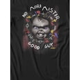 thumbnail image 3 of Chucky Child's Play No More Mr Good Guy Short Sleeve T-Shirt for Men (Black, S-XXL), 3 of 4