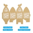 thumbnail image 4 of Unique Bargains Paper Hollow Rose Laser Cut Wedding Favor Candy Boxes, Natural Color 25 Pack, 4 of 7