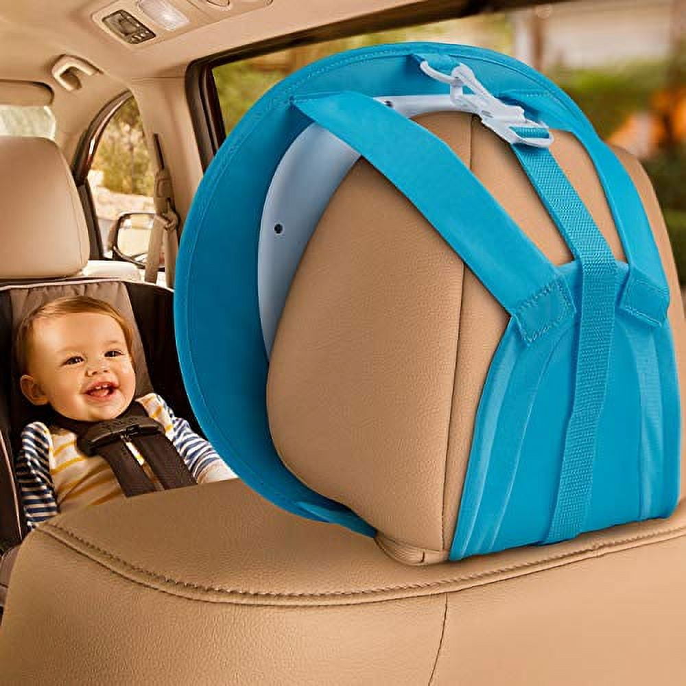 Munchkin Brica Cruisin Baby In-Sight Entertainment Owl Mirror, Includes 8 Songs and Remote Control, Crash-Tested, Blue