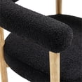 thumbnail image 3 of Meridian Furniture Chaise de Salle à Manger Noire Hyatt, 3 of 8