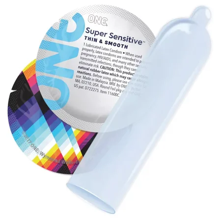 Super Sensitive Thin & Smooth Lubricated Ultra Soft Sheer Latex (12 Condoms)