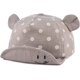 thumbnail image 1 of JM Gorro de Bebé de Algodón de Lunares Grises de 12 a 24 Meses para Niña Niño Gorro para el Sol Gorra Ajustable Primavera Verano Otoño JM, 1 of 5