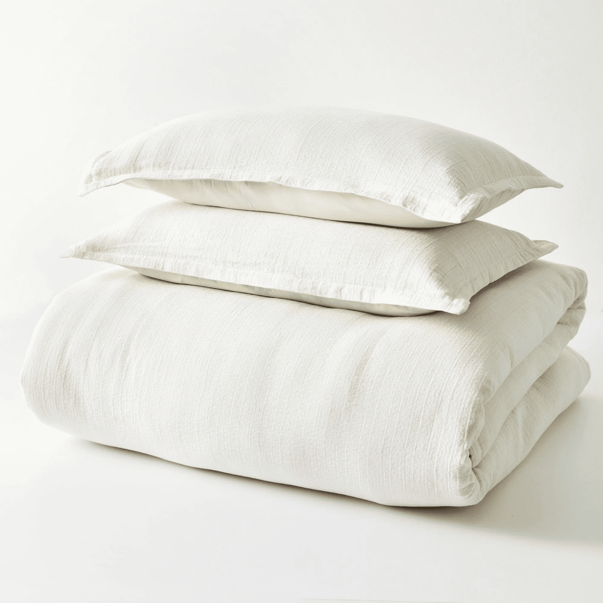 Better Homes & Gardens King Comforter Set, All-Season, 3-Piece, Cream Gauze