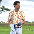 thumbnail image 4 of Daiia Cartoon Squirrel Pattern Men’s Polo Shirts,Solid Deck Shirt,Classic Fit, Breathable Cotton Polo for Casual and Sport Wear-4X-Large, 4 of 7