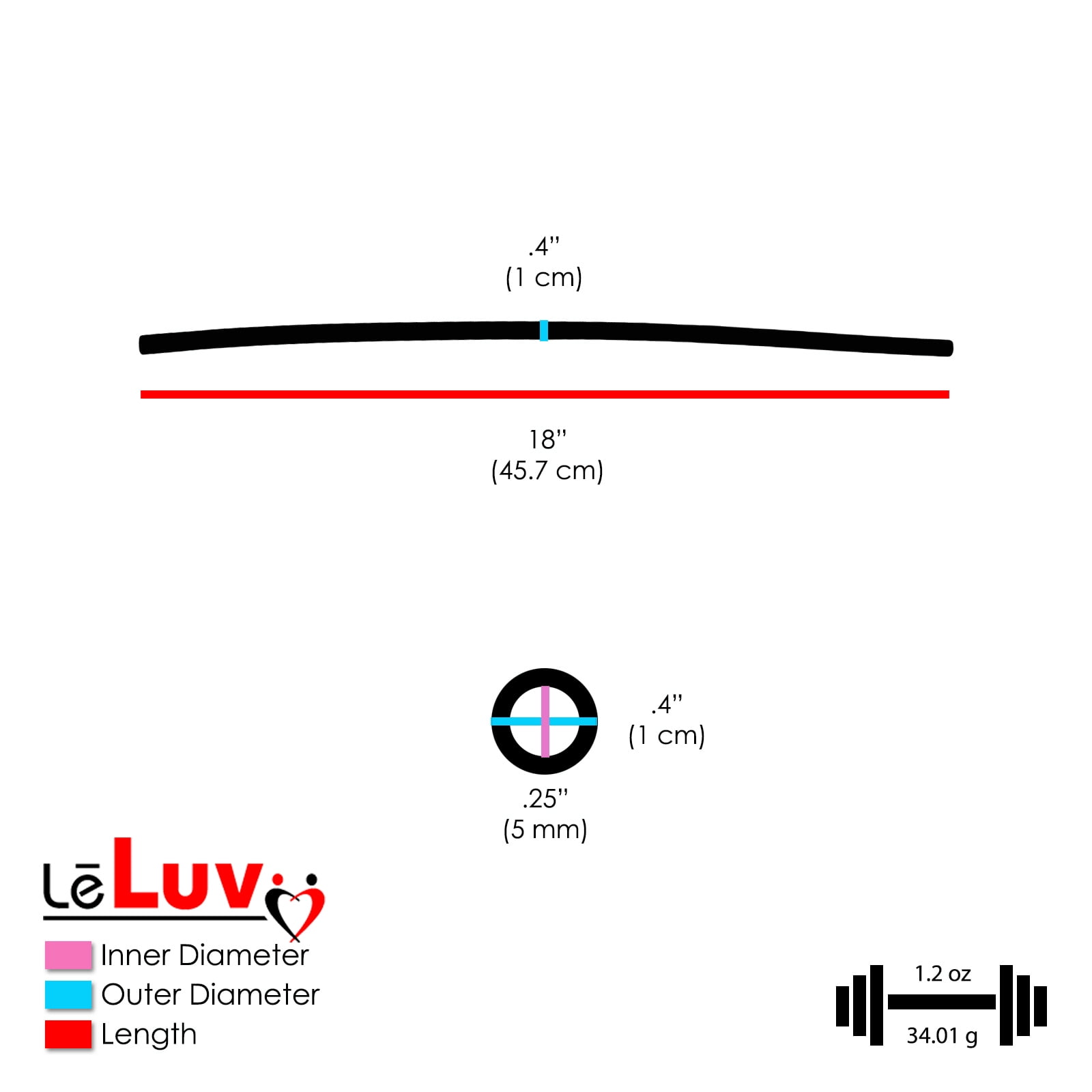 LeLuv Ultima Black Brass Vacuum Pump Handle w/ Clear Hose