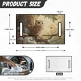 thumbnail image 7 of Whosucclay Owl and Daisy Pattern Golf Cart Seat Cover Protector, Soft Thick Storage Pockets Golf Cart Seat Protector for Club Car EZGO Yamaha, 52.36" x 32.28", 7 of 7