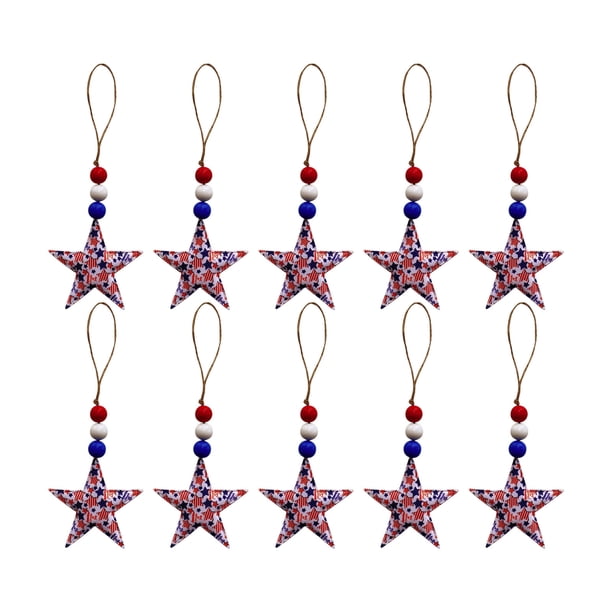 4th of July Decorations,Kizly Home Decor Deals Independence Day Stars