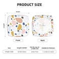 thumbnail image 6 of Lsque Geometric Spots Printed Square Couch Cushion Covers, Floral Sofa Cushion Covers Replacement, Stretch Couch Covers for Couch-16.9in, 6 of 9