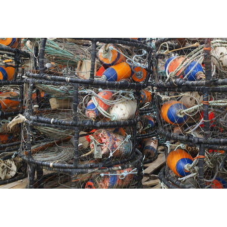Crab Pots, Charleston, Oregon, USA Print Wall Art By Jamie & Judy