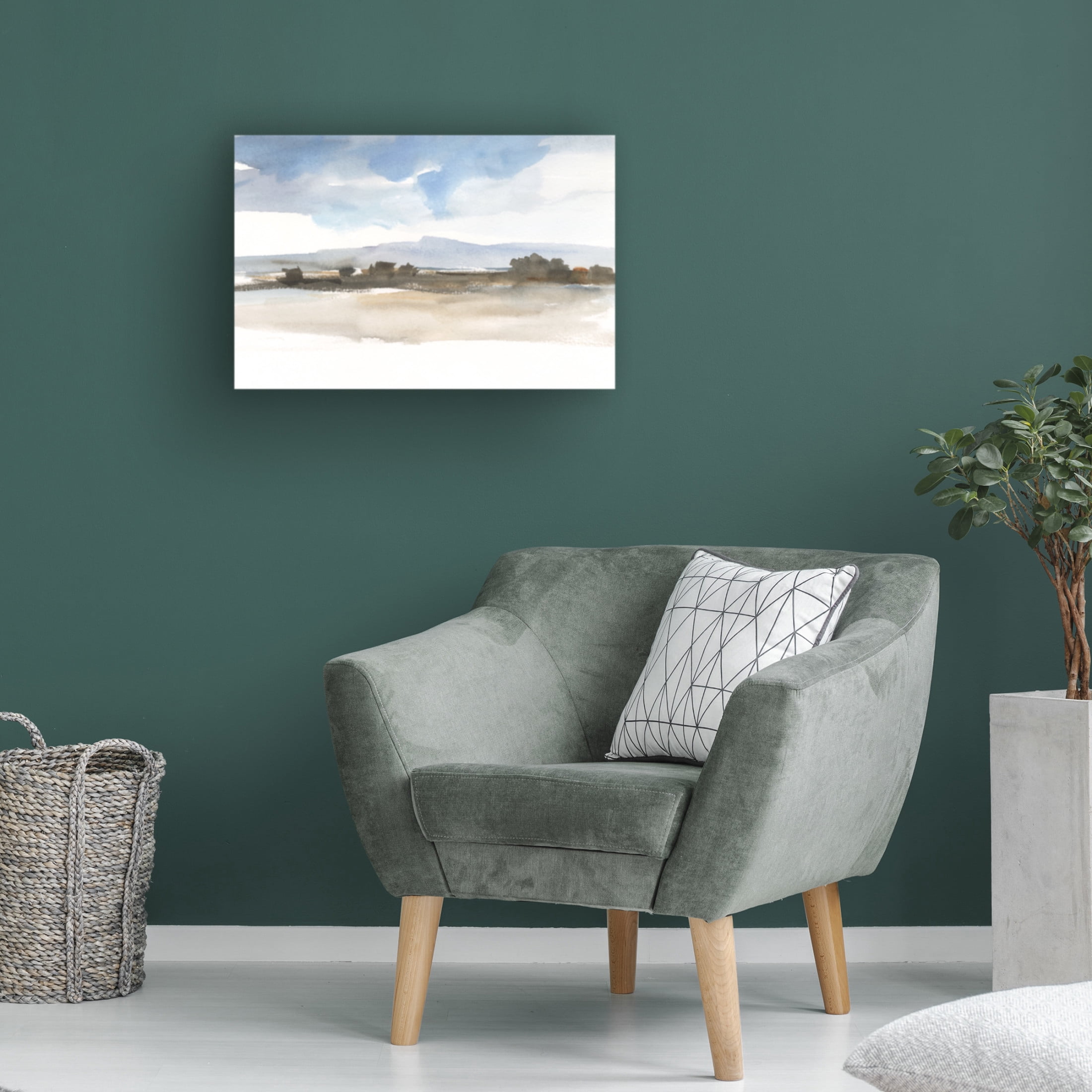 Trademark Fine Art Ethan Harper Foggy Mountain Vista II Canvas Wall Art