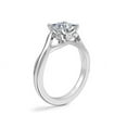 thumbnail image 3 of 1.00 Carat Brilliant Princess Cut Natural Diamond Elegant Solitaire Ring for her Solid 18K White Gold Size 9.5, 3 of 8
