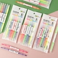 thumbnail image 5 of Pens 60ml Glitter Highlighter Markers 6 Pack Set B Chisel Tip Highlighters Assorted Colors Glitter Highlighters Pens For Students Adults Journaling Coloring, 5 of 6