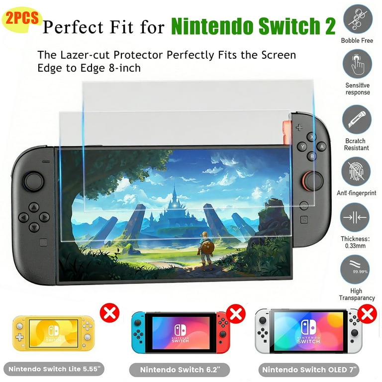 HEYSTOP Nintendo Switch 2 Accessories Bundle, Screen Protector