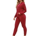 thumbnail image 4 of Aoochasliy Women Hoodies Clothes 2 Piece Outfits Casual Sweatsuit Pullover Hoodie Sweatpants Sport Outfits, 4 of 7