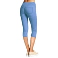 thumbnail image 2 of Hybrid and Company Women's Hyper Stretch Denim Capri Jeans, 2 of 4