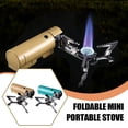 thumbnail image 3 of Blarkrus Portable Folding Camping Stove, Mini Gas Stove for Outdoor Cooking, for Camping Picnic Hiking Backpacking Setup, Green, 3 of 7
