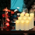 thumbnail image 4 of Aignis Velas parpadeantes sin llama con temporizador remoto de 10 teclas, juego de 9 velas LED con pilas resistentes al calor para el hogar/Halloween/Navidad Decoración exquisita, 4 of 4