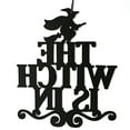 thumbnail image 2 of MesaSe The Witch Is In Non-woven Halloween Door Hanging Sign Props Party Decoration 37x32cm, 2 of 6