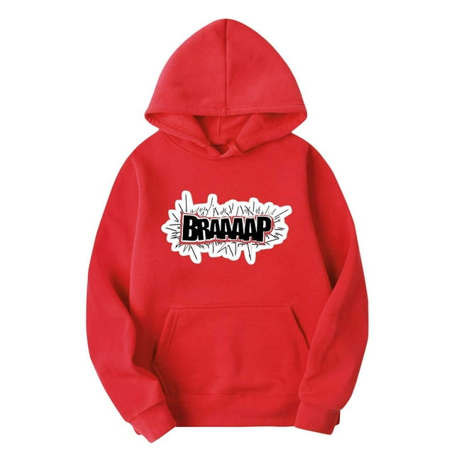 Sudadera con capucha para hombre, informal, con estampado navideño, de manga larga, tipo blusa
