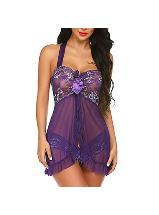 HUPOM Feminine Underwear For Men Panties In Clothing Period Casual Tie Drop  Waist Purple M