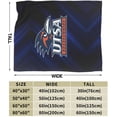 thumbnail image 3 of Utsa Roadrunners Fleece Blanket, Very Soft Microfiber Flannel Blanket for Couch Warm and Cozy for All Seasons, 3 of 6