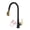 Black and Gold, variant on sumerain Touchless Kitchen Faucet with Pull-Down Sprayer,Single Handle Hands-Free Motion Sensor Kitchen Sink Faucet Brushed Nickel