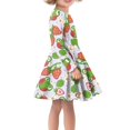 thumbnail image 2 of FKELYI Strawberry Frog Long Sleeve Dresses Size 7-8 Loose Girls Swing Dress Long Sleeve Comfy Round Neck Dress Up Clothes for Little Girls, 2 of 4