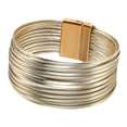 thumbnail image 3 of Pulsera para mujer fácil de usar, brazalete de moda, duradero, accesorios para atuendos con Estilo dorado A, 3 of 9