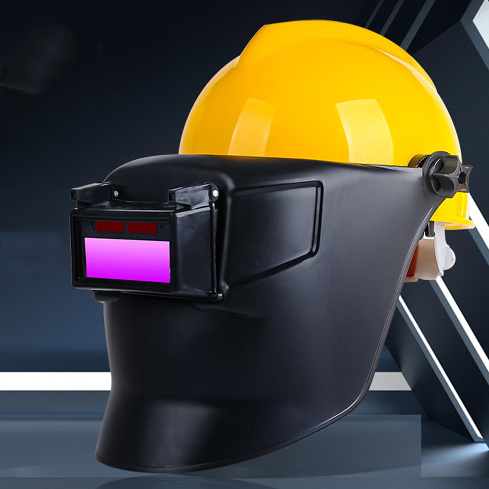 Fzaqwen Professional Auto Darkening Welding Helmet Splash Proof Face Protector, for Mig