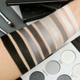 thumbnail image 5 of Black Eyeshadow Palette Natural,DE’LANCI PANDA 9 Colors True Dark Grey Smokey Eyeshadow Palette Goth SFX Makeup Pallet Small,Soft Matte Shimmer High Pigmented Basic Smoky Black White  Shade, 5 of 11