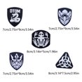 thumbnail image 3 of Exquisite Embroidery Patch Washable Lightweight Armband Good Elasticity Emblem Combat Badges Clothes Accessories Jackets Bags Type 2, 3 of 5