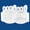White, variant on Hallux Valgus Overlapping Toe Separator Half Forefoot Pad Soft Silicone Anti-friction Foot Care Cushion, 1Pair