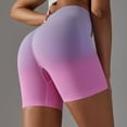 thumbnail image 2 of HomeGardon Shorts for Women 2025 Yoga Shorts for Women Tummy Control High Waist Biker Shorts Exercise Workout Butt Lifting Tights Women's Short Pants Slim Fitted Workout Fade Color,S-XL, 2 of 7
