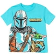 thumbnail image 5 of Star Wars The Mandalorian The Child Toddler Boys T-Shirt and French Terry Shorts Outfit Set Toddler to Big Kid, 5 of 5