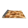 thumbnail image 2 of Ahgly Company Indoor Rectangle Oriental Orange Modern Area Rugs, 2' x 3', 2 of 4