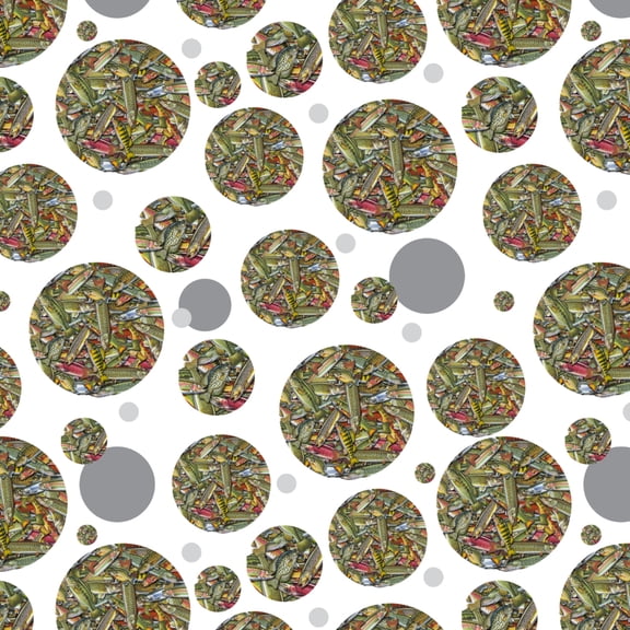 Oodles of Fish Fishing Salmon Trout Premium Gift Wrap Wrapping Paper Roll