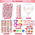 thumbnail image 4 of Set de papelería POPGIFTU para el día de San Valentín, 28 unidades para niños con piruleta, 4 of 9