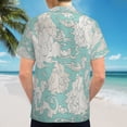 thumbnail image 6 of High Quality Hawaiian Shirts for Men Short Sleeve Aloha Beach Shirt Floral Summer Casual Button Down Shirts Blouses 6YWDGM, 6 of 7