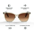 thumbnail image 2 of Lucyd Lyte Smart Eyewear with Bluetooth & UV400 Polarized Lenses, Open Ear Speakers, AI Voice Control, Smart Glasses for Women, 2 of 5