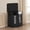 Black, variant on Norcho 136L Double Laundry Hamper with Lid, Large Divided Laundry Basket with Removable Bags, Collapsible 2-Section Hamper with Handles, Gray