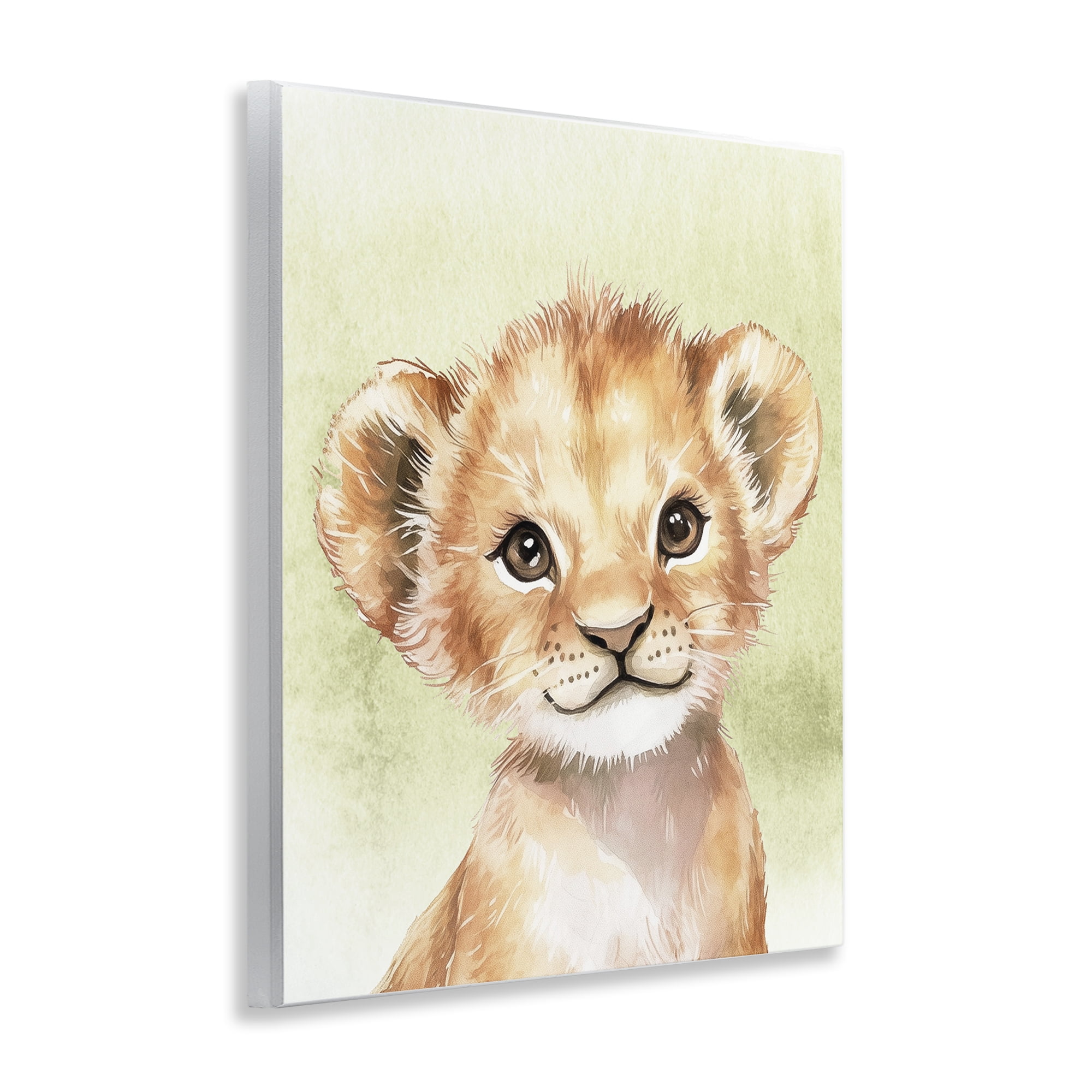 Stupell Industries Jungle Friends Baby Lion Wall Plaque Art, design by Christine Simpson Art