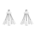thumbnail image 1 of Lámpara E27 Luz LED FLhrweasw Cabezal de 5 cabezales Soporte ajustable, 1 of 9